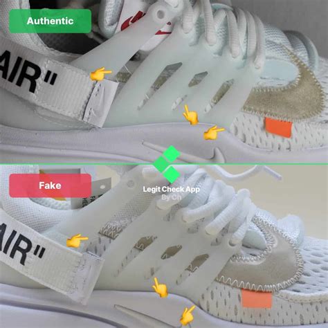 nike presto off white real vs fake